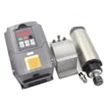 Miniatyrbillede 1 af 2: 2,2 kW luftkølet spindelmotor, høj hastighed op til 24000 omdr./min, kompakt design 80x230 mm,Sæt 2, 220V SÆT