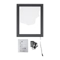Miniatyrbillede 1 af 5: Reklame Lysramme, LED Belyst, Holdbart Design,16-20W, Sort