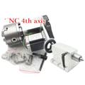 Miniatyrbillede 1 af 2: CNC Fjerde Akse, Nema23 Steppermotor,3jaw K11-100mm