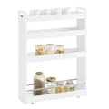 Miniatyrbillede 1 af 5: Niche Rack, Pladsbesparende Design, Nem Mobilitet,HVID