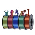 Miniatyrbillede 1 af 2: 3D-printer filament, silke materiale, farveovergangsevne,Triple Silke Mix A