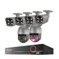 Miniatyrbillede 1 af 2: Overvågningskamera, 5MP opløsning, nattevision,8CH NVR 6Kameraer B-a, Ingen indbygget HDD-b