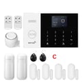 Miniatyrbild 1 av 2: Smart Alarm System, Mobil Kontroll, Rörelsedetektionssensorer,C, EU-kontakt