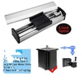 Miniatyrbillede 1 af 2: CNC Glidende Bord, SFU1605 Kugleskrue, Justerbar Slag 100-300 mm,QMF90-1.5 Alt I Én, SFU1605-300mm Slag