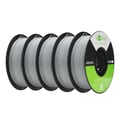 Miniatyrbillede 1 af 2: 3D-printer filament, 1,75 mm diameter, miljøvenligt materiale,Grå 5kg