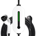 Miniatyrbillede 1 af 2: Bærbar EV-lader, Justerbar strøm, Holdbart design,EU stik, 3.5KW TYPE1 5M