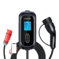 Miniatyrbild 1 av 5: Bärbar EV-laddare, 22KW Typ 2, Smart App-kontroll,svart, TYPE2