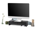 Miniatyrbild 1 av 2: Monitorställ, Ergonomisk Design, Platsbesparande Förvaring,svart