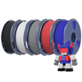 Miniatyrbillede 1 af 2: 3D-printer filament, høj styrke, hurtig printning,Bland farver 2
