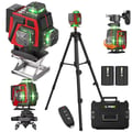 Miniatyrbild 1 av 2: Lasernivå, 360-graders täckning, självnivellerande funktion, med stativ