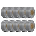 Miniatyrbillede 1 af 2: No-Spool PLA Filament, 10 kg Genopfyldning til 3D-Print, Miljøvenligt Design,Grå 10KG