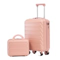 Miniatyrbild 1 av 2: Resväska Set, Numerisk Lås, Vattentät Utsida,CQY-pink