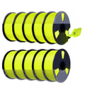 Miniatyrbillede 1 af 2: 3D-printer filament, der lyser i mørket, høj ydeevne,PLA lysende Gul