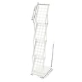 Miniatyrbillede 1 af 5: Brochureholder, Foldbart Design, 4-Lags Struktur,HVID