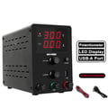 Pikkukuva 1 / 5: DC-virransyöttö, säädettävä jännite, USB-ulostulo,R-SPS3010 30V 10A