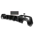 Miniatyrbillede 1 af 5: Bageste kofanger diffuser, LED lys, M Performance stil,kulstoflook