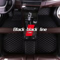 Pikkukuva 1 / 2: Auton Lattiamatot, Ylellinen Ympäröivä Suunnittelu, Kestävä Keinonahka,3kpl lattiamatto-6