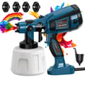 Miniatyrbillede 1 af 5: Elektrisk Spraypistol, 1400ML Kapacitet, Flere Dyse Størrelser,EU stik, 1400ML
