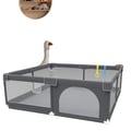Miniatyrbild 1 av 2: Lekställning, Bärbar Design, Barnsäkerhetsbarriär,Mörkgrå