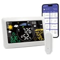 Miniatyrbillede 1 af 5: Vejrstation, Smart App Kompatibilitet, Udendørs Sensor,A