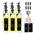 Pikkukuva 1 / 2: Öljyannostelusetti, Korkean läpinäkyvyyden lasi, Tiputtamaton kaataminen,6x250ml