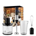 Miniatyrbillede 1 af 2: Elektrisk Håndblender, 1000W Effekt, Rustfrit Stål Design,EU stik, 4 i 1