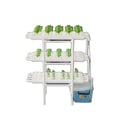 Miniatyrbillede 1 af 5: Hydroponisk Vækstsysten, 3-Lags Design, 108 Plantepladser,HVID