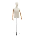 Miniatyrbild 1 av 2: Manlig Mannequin, Justerbar Höjd, Robust Konstruktion, Brun