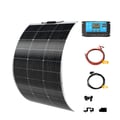 Miniatyrbillede 1 af 2: Solpanel, Fleksibel Installation, Høj Effektivitet,12V 150W sæt