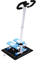 Miniatyrbillede 1 af 5: Fitness Stepper, Justerbar modstand op til 150 kg, Kompakt design,sort