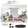 Miniatyrbillede 1 af 2: Gazebo, Vandtæt Design, Mesh Ventilation,Hvid