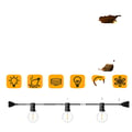 Pikkukuva 1 / 2: Ulkoiset puutarhan naruvalot, vedenkestävä muotoilu, energiatehokas LED,EU Plug-a, 27FT 8M 10LED