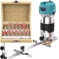Miniatyrbillede 1 af 5: Elektrisk Trimmesmaskine, 800W Effekt, 6-Trins Justerbar,6 Hastigheder 800W