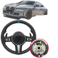 Miniatyrbild 1 av 2: Ratt, Alcantara Material, Bred Kompatibilitet,E90 Med AB