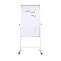 Miniatyrbillede 1 af 10: Whiteboard 66x110 cm mobil - dobbeltsidet - hvid ramme