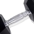 Miniatyrbillede 4 af 9: Håndvægt 20 kg - Sekskant - Sort - Gummi