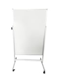 Miniatyrbillede 6 af 10: Whiteboard 80x120 cm mobil - dobbeltsidet - hvid ramme