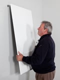 Miniatyrbillede 7 af 10: Skin Whiteboard 75x115 cm hvid