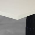 Miniatyrbillede 4 af 7: Justerbart dobbelt skrivebord - 160x80 cm - Hvid / Lys eg