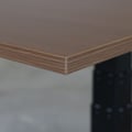Miniatyrbillede 4 af 7: Justerbart duo-skrivebord - 180x80 cm - Sort / Mørk eg