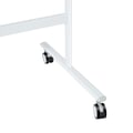 Miniatyrbillede 4 af 7: Mobil whiteboardtavle 100x150 cm - Dobbeltsidet - Hvid