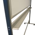 Miniatyrbillede 6 af 8: Mobil whiteboardtavle - Dobbeltsidet - 90x120 cm