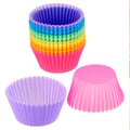 Miniatyrbild 4 av 10: Silikon Muffinsformar / Bullformar – 12-Pack Bakformar