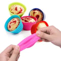 Miniatyrbild 3 av 10: Silikon Muffinsformar / Bullformar – 12-Pack Bakformar