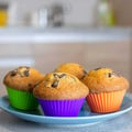 Miniatyrbild 10 av 10: Silikon Muffinsformar / Bullformar – 12-Pack Bakformar