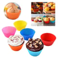 Miniatyrbild 1 av 10: Silikon Muffinsformar / Bullformar – 12-Pack Bakformar