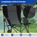 Miniatyrbild 3 av 5: Fällbar campingstol med mugghållare, 160 kg kapacitet