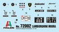 Miniatyrbilde 3 av 10: ITALERI 1:24 - Lamborghini Miura - Startsett
