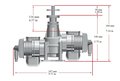 Miniatyrbild 8 av 8: RCGF 70cc Twin Stinger