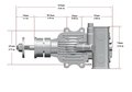 Miniatyrbilde 6 av 6: RCGF 15CC RE Bakeksos Bensinmotor BM Stinger